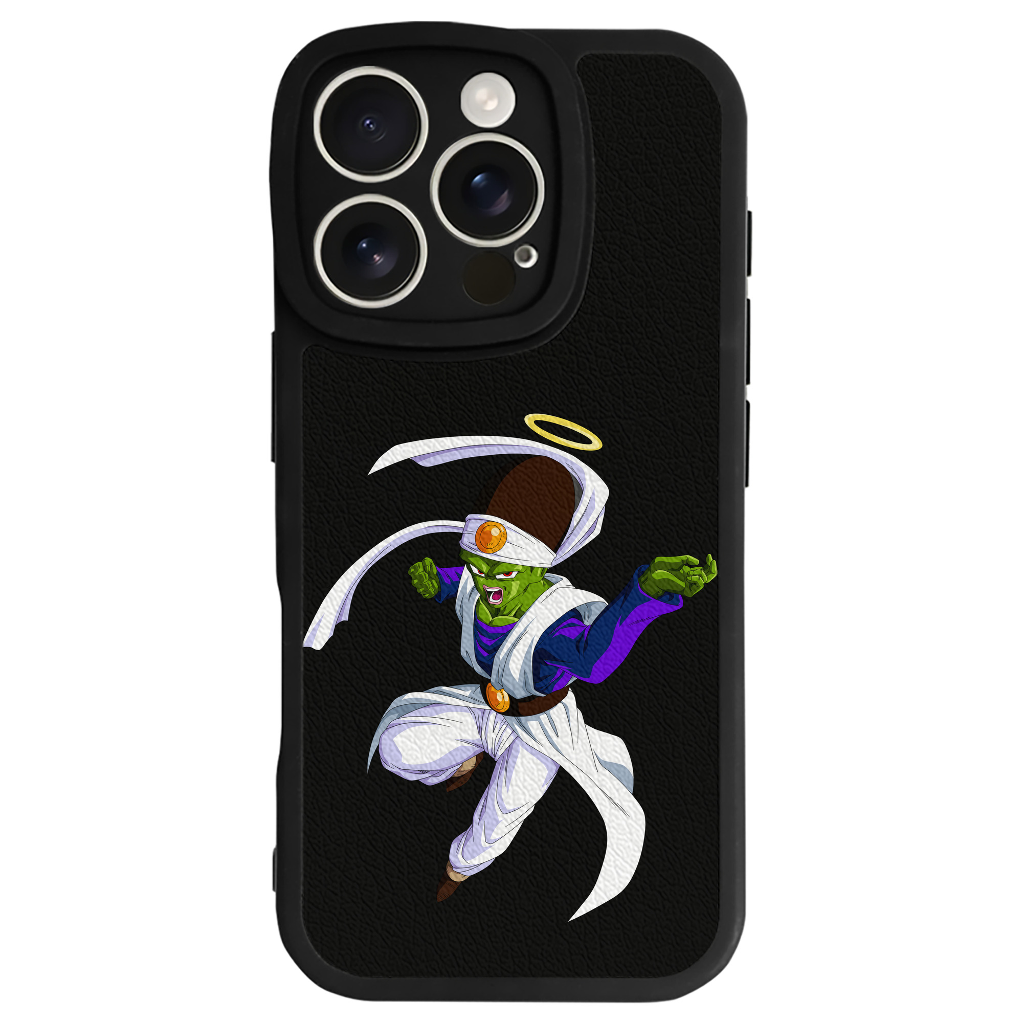 （画像用） ドラゴンボール パイクーハン DRAGON BALL Pikkon 【iPhone 16シリーズ対応】シリコンスマホケース（レザー調） 材質：シリコン